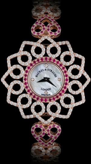 Часы Victoria Princess Red Heart от Backes & Strauss