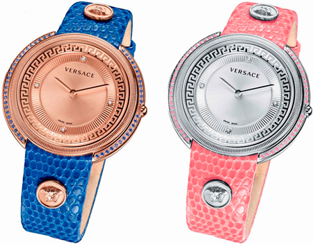 Слева: Versace Thea Blue – Справа: Versace Thea Pink