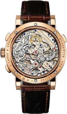 задняя сторона часов 1815 Rattrapante Perpetual Calendar