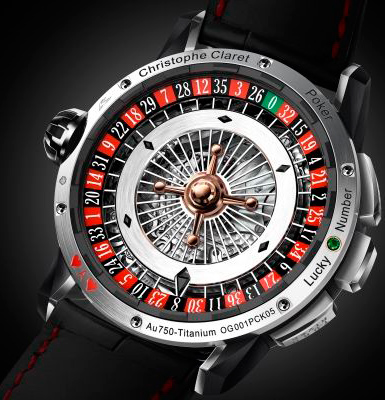 задняя сторона часов Christophe Claret Poker задняя сторона часов Christophe Claret Poker
