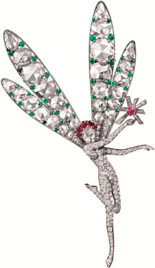 Брошь Fee libellule, 1944, B.Hutton, P.Gries