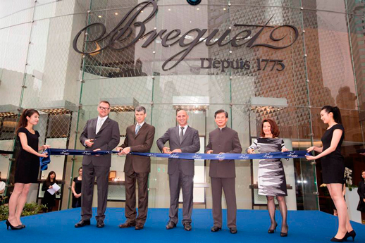 Breguet открыл крупнейший бутик в Шанхае