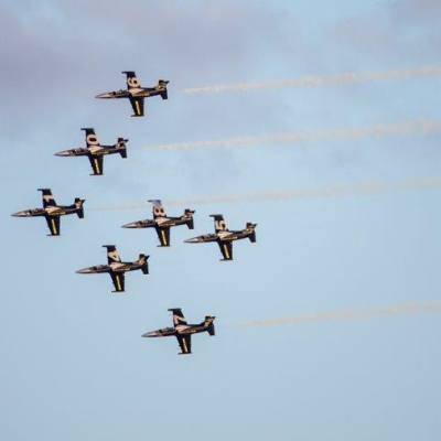 Breitling Jet Team выступили на МАКС в Жуковском