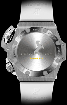 задняя сторона часов Hublot Oceanographic 4000 Cheval Blanc Randheli