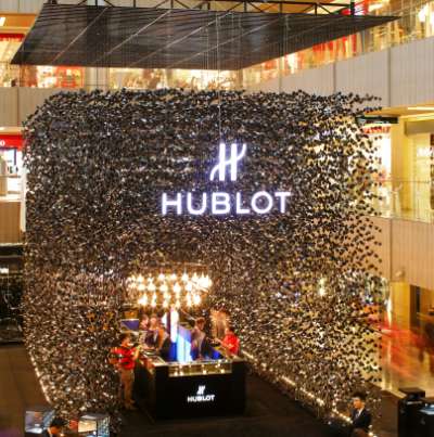 новый pop-up-бутик Hublot на 10 дней