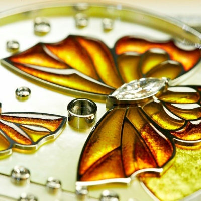 часы Van Cleef & Arpels Lady Arpels Papillon Orange Solaire