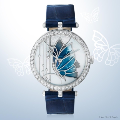 часы Van Cleef & Arpels Bleu Nuit Lady Arpels Papillon