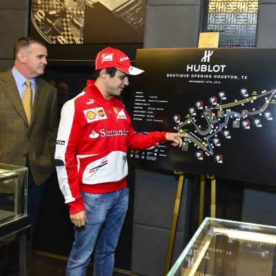 Фелипе Масса представил часы Big Bang Ferrari Texas от Hublot
