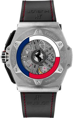 задняя сторона часов Hublot Big Bang Ferrari Texas