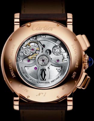 задняя сторона часов Cartier Rotonde de Cartier Perpetual Calendar Chronograph