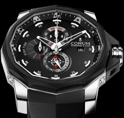 Часы Corum Admiral’s Cup Seafender 48 Tides проинформируют вас о приливах