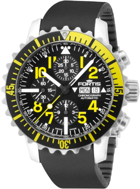Часы Fortis B-42 Marinemaster Chronograph Yellow