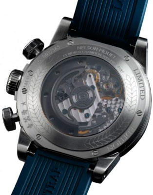 задняя сторона часов Louis Moinet Nelson Piquet