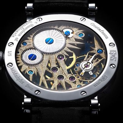 задняя сторона часов GoS Watches Midnight Sun задняя сторона часов GoS Watches Midnight Sun