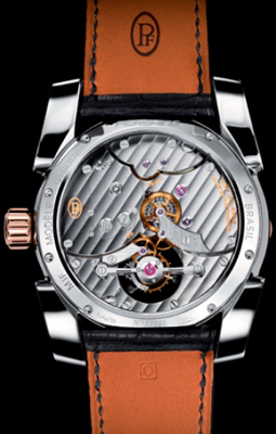 задняя сторона часов Parmigiani Fleurier Pershing Samba Madeira