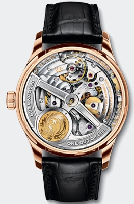 задняя сторона часов Portuguese Automatic Edition Dragon Year