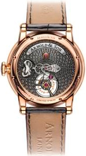 задняя сторона часов Arnold & Son TE8 Métiers d’Art I