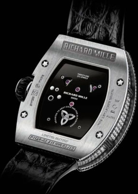 задняя сторона часов Tourbillon RM 026 Panda