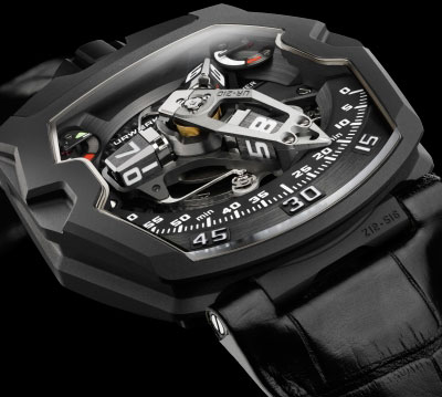 Часы UR-210 AlTiN от Urwerk
