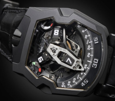 Часы UR-210 AlTiN от Urwerk