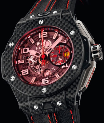 часы Big Bang Ferrari Red Magic Carbon