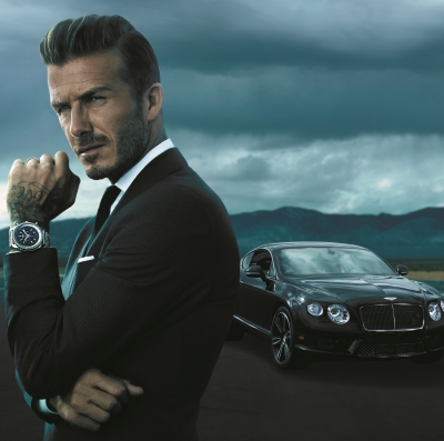 Дэвид Бекхэм снялся в рекламе Breitling for Bentley