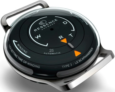 задняя сторона часов Ressence Type 3 задняя сторона часов Ressence Type 3