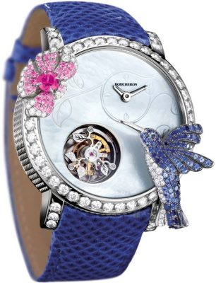 роскошно и изысканно – часы Boucheron Hibiscus Tourbillon