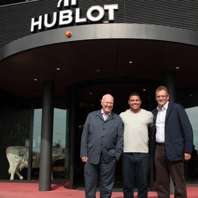 Роналдо на мануфактуре Hublot
