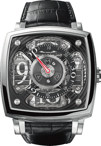 часы Sequential One white gold white numerals (Ref. SQ 45 S1 WG S)