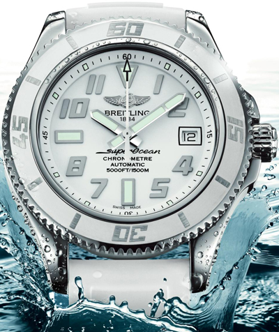 часы SuperOcean 42 White Water от Breitling