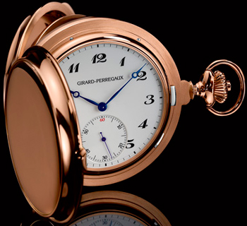 Часы Girard-Perreguax Tourbillon with Three Gold Bridges Pocket