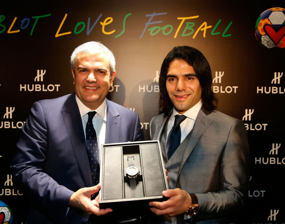 BaselWorld 2014: Рамадель Фалькао посетил стенд Hublot