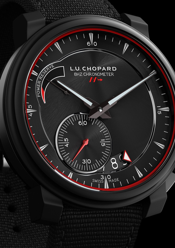 Часы Chopard L.U.C 8HF Power Control Black Ceramic 8Hz Hi-Beat
