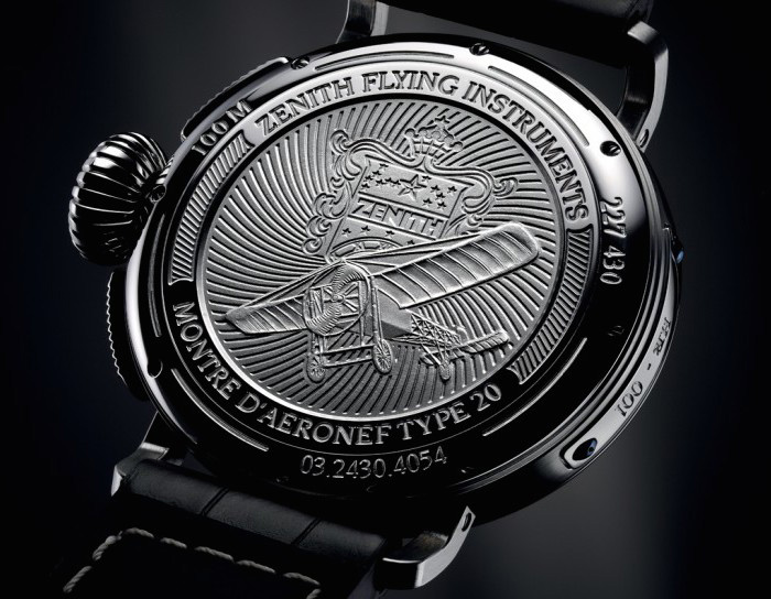 Задняя крышка часов El Primero Stratos Flyback Striking 10th от Zenith