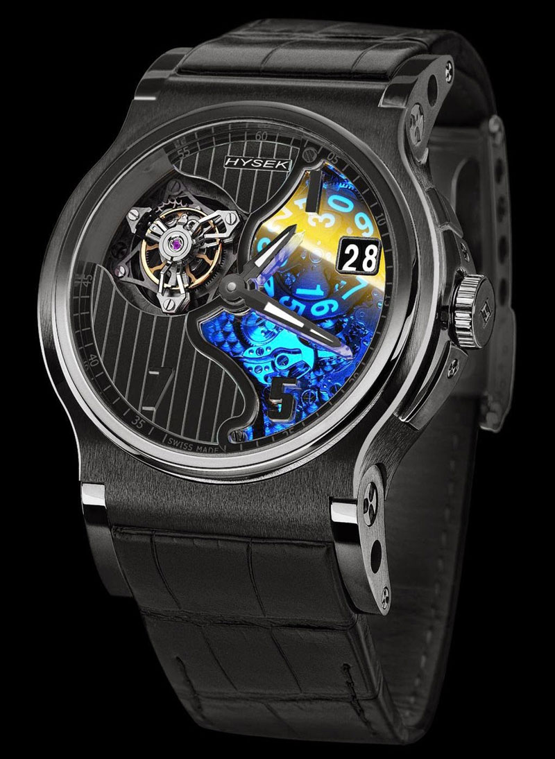  Verdict 45mm Tourbillon PVD Black  Hysek