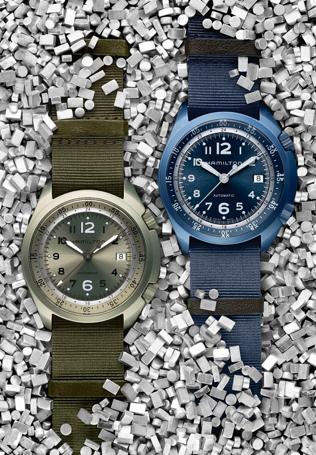  Khaki Pilot Pioneer Aluminum  Hamilton