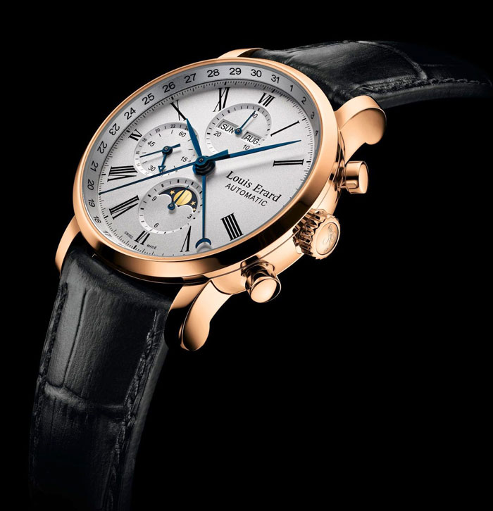  Excellence Chronograph Moon Phase 24 Hours Gold  Louis Erard