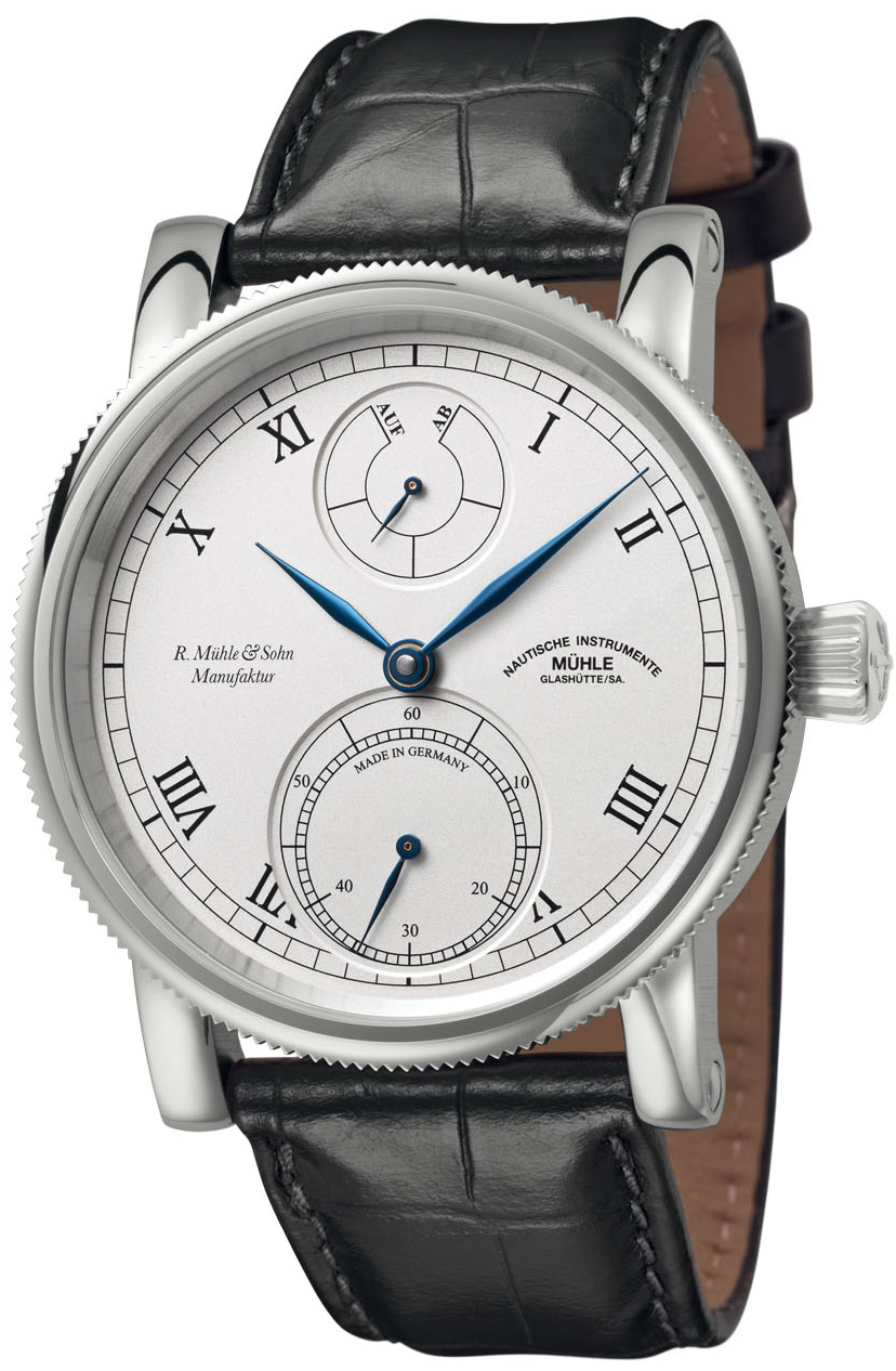 Часы Mühle-Glashütte: Robert Mühle Auf/Ab Gold
