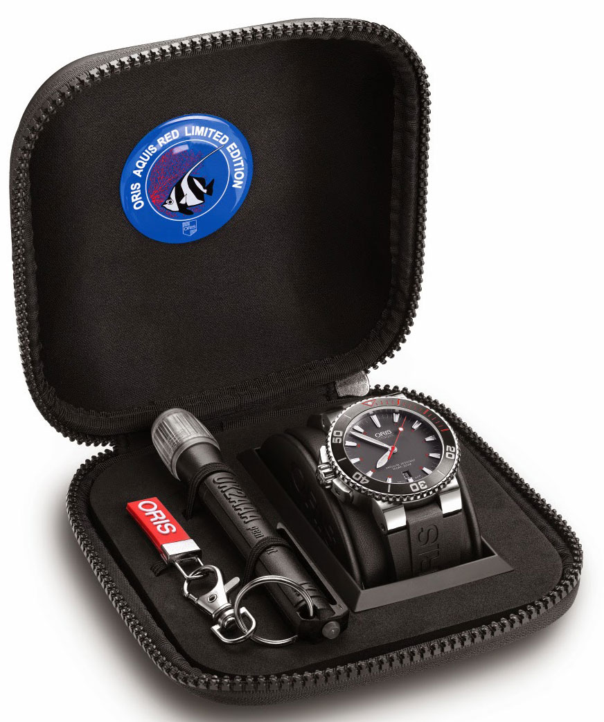 Oris представляет новинку Aquis Red Limited Edition