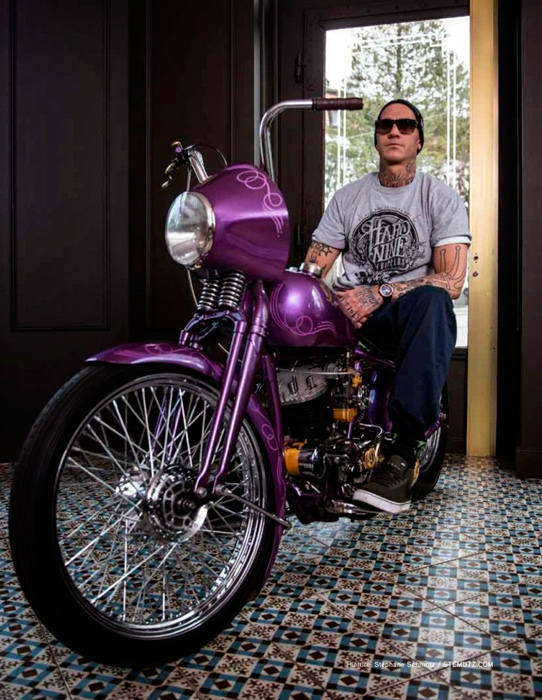 Romain Jerome и мотоцикл HardNine Choppers 