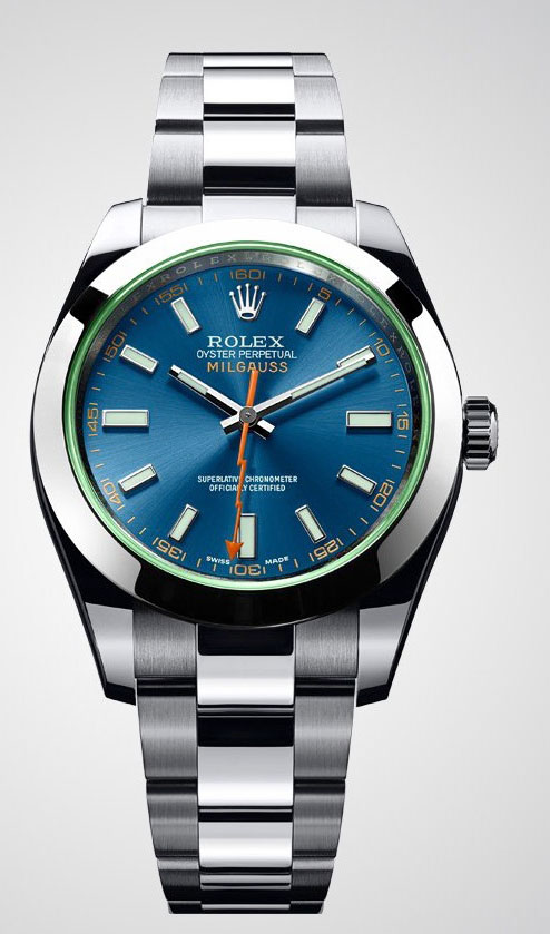 Часы Oyster Milgauss Pepetual от Rolex