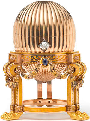 Золотое яйцо Карла Фаберже Imperial Easter Egg с часами Vacheron Constantin