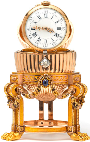 Золотое яйцо Карла Фаберже Imperial Easter Egg с часами Vacheron Constantin