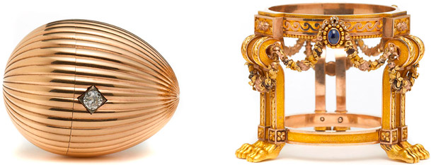 Золотое яйцо Карла Фаберже Imperial Easter Egg с часами Vacheron Constantin