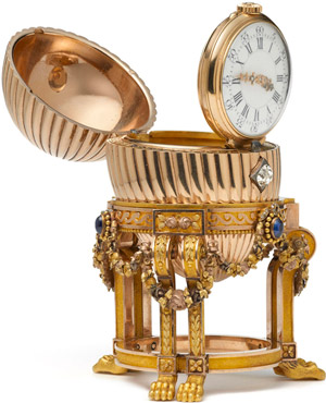 Золотое яйцо Карла Фаберже Imperial Easter Egg с часами Vacheron Constantin