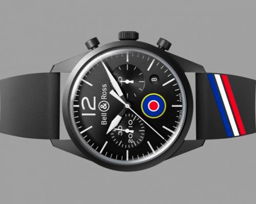  BR 126 Carbon Air Force United Kingdom Insignia  Bell & Ross 