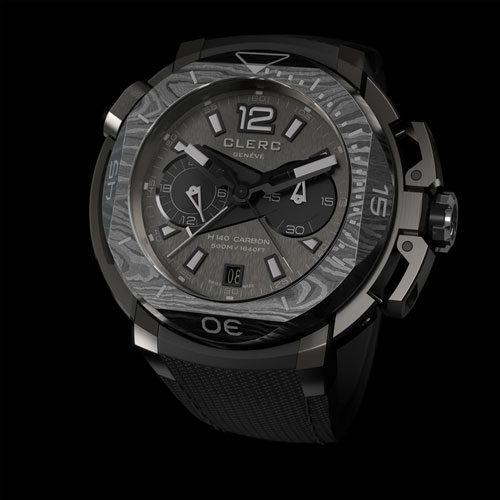 Часы Hydroscaph H140 Carbon Chronograph от Clerc Часы Hydroscaph H140 Carbon Chronograph от Clerc