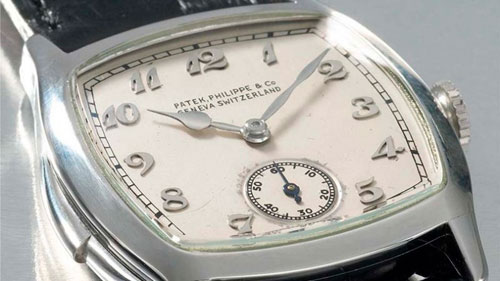 Часы Patek Philippe, изготовленная в 1927 году по заказу английского банкира