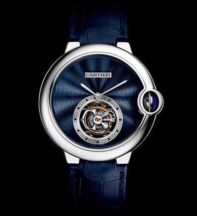 Часы Ballon Bleu Flying Tourbillon enamel Cartier